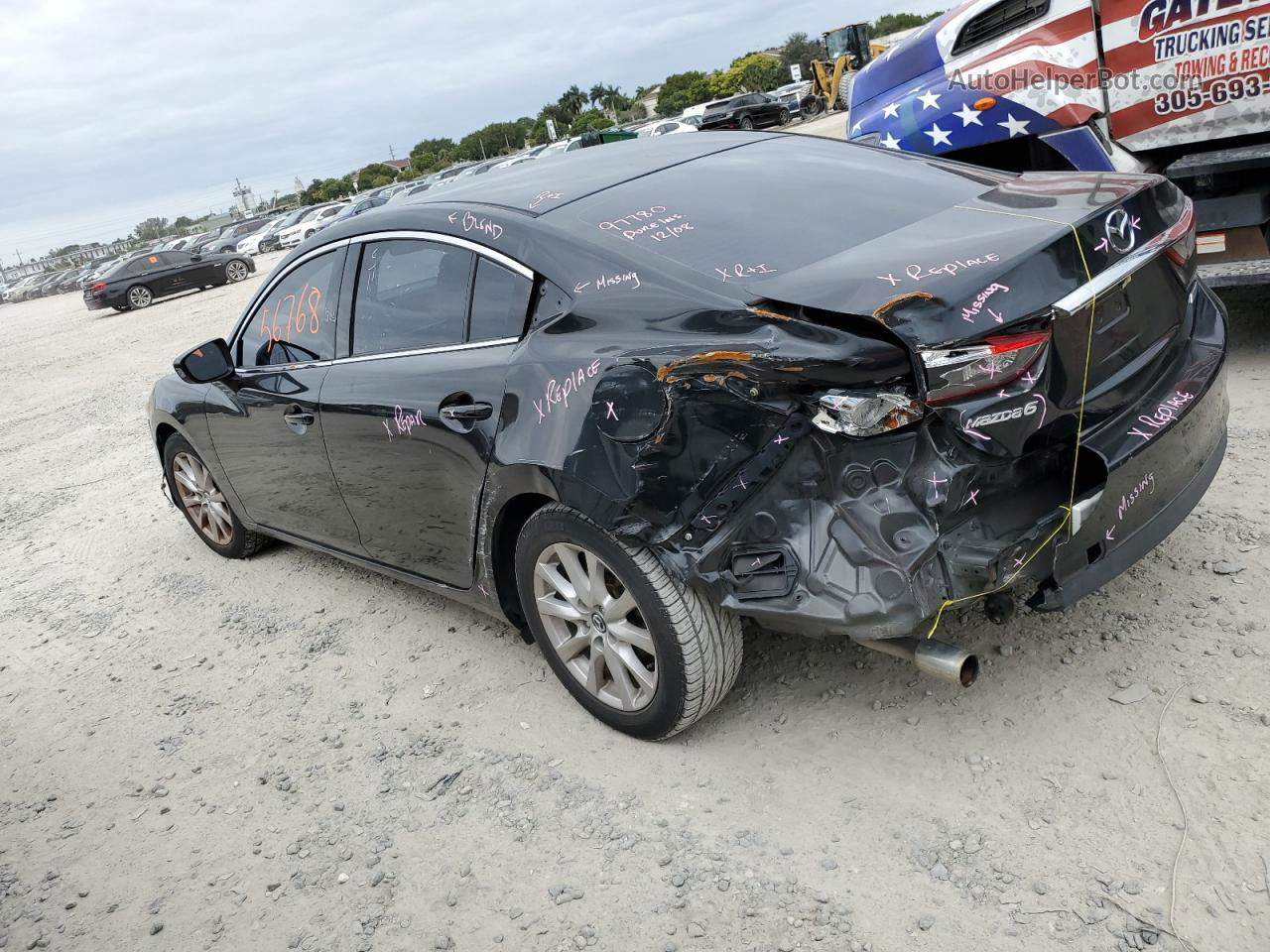 2015 Mazda 6 Sport Black vin: JM1GJ1U56F1193300