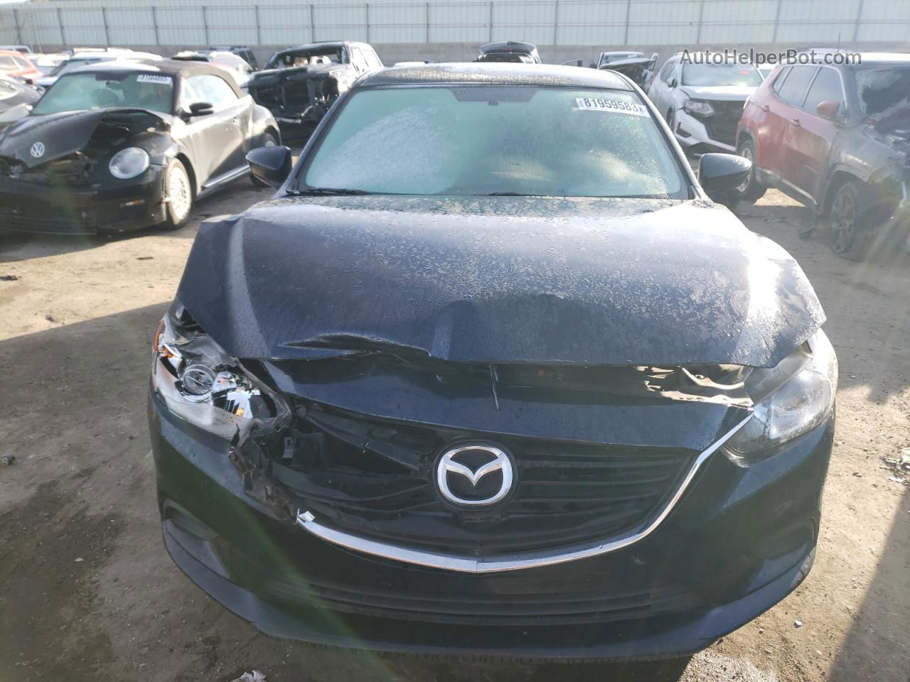 2015 Mazda 6 Sport Blue vin: JM1GJ1U56F1221807