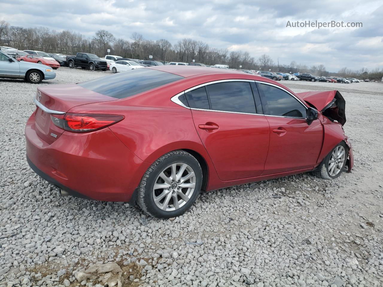 2015 Mazda 6 Sport Red vin: JM1GJ1U56F1222049