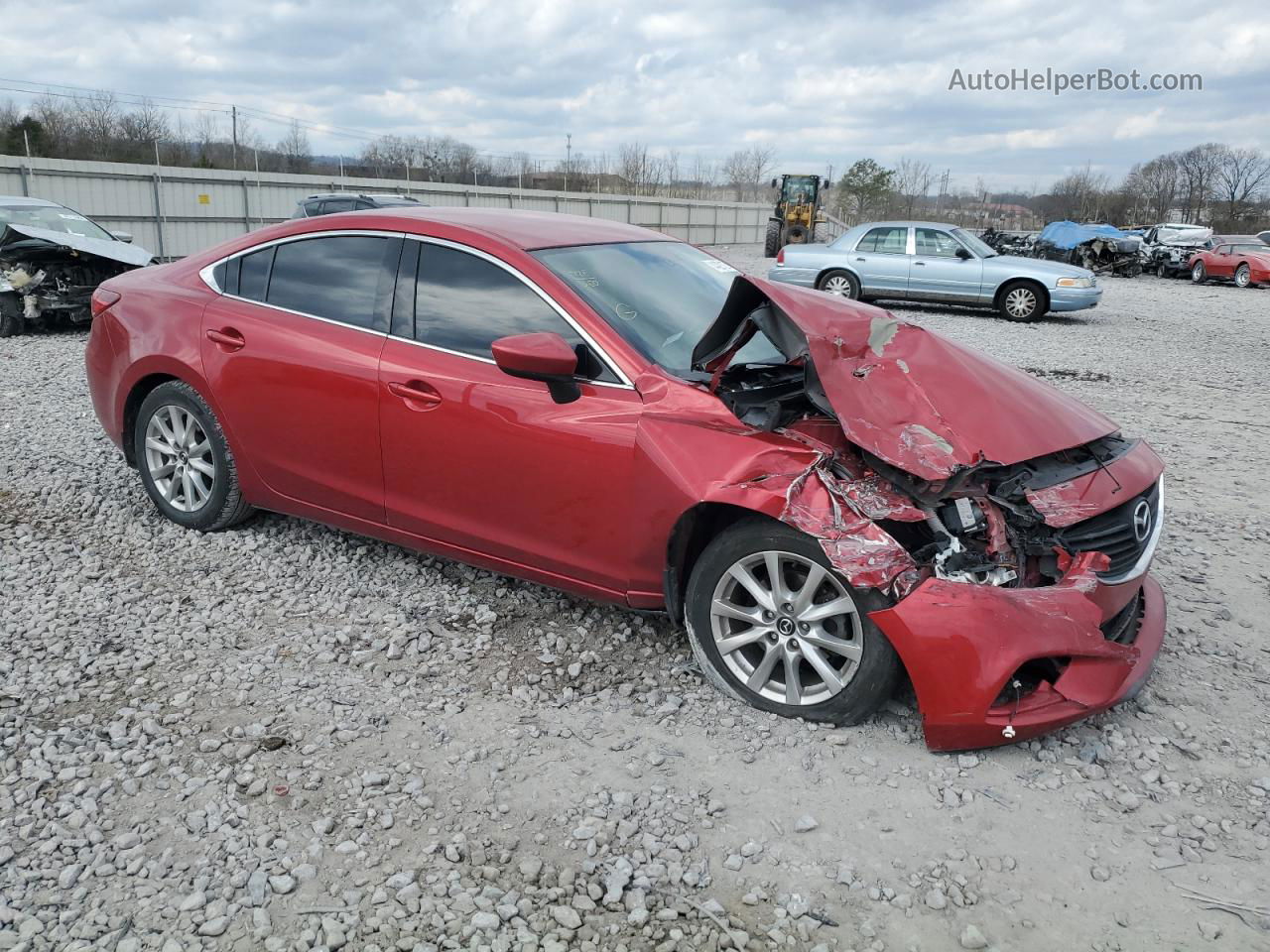 2015 Mazda 6 Sport Red vin: JM1GJ1U56F1222049