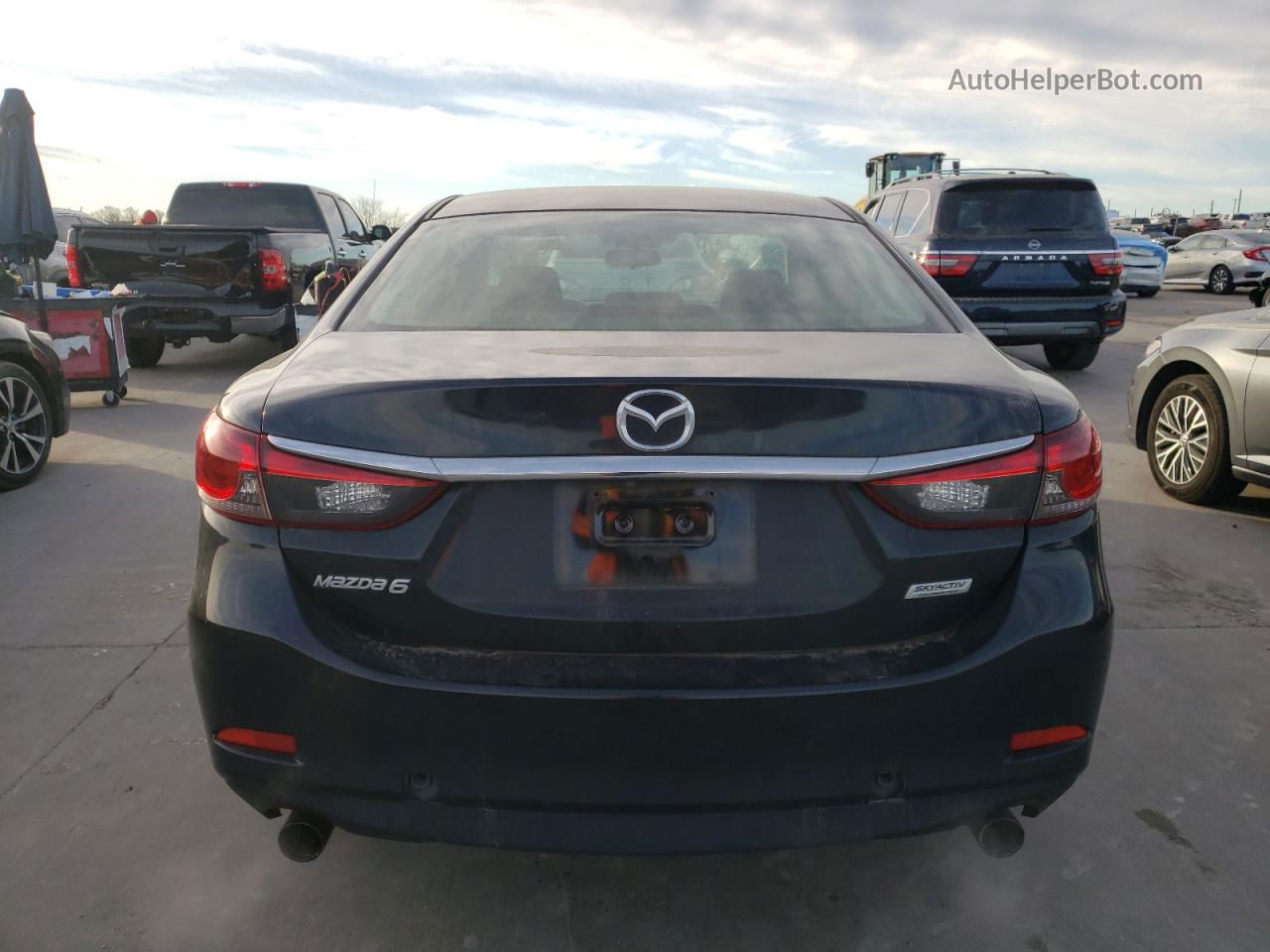 2016 Mazda 6 Sport Черный vin: JM1GJ1U56G1405792