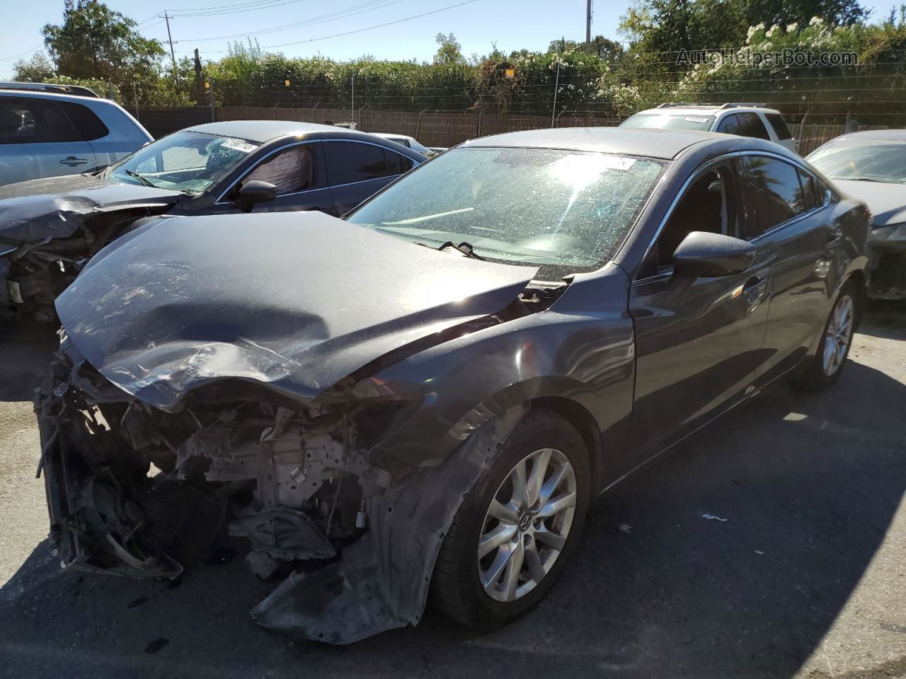 2016 Mazda 6 Sport Charcoal vin: JM1GJ1U56G1443474