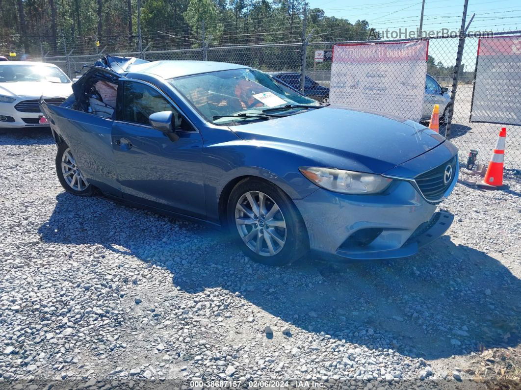 2015 Mazda Mazda6 I Sport Blue vin: JM1GJ1U57F1181530