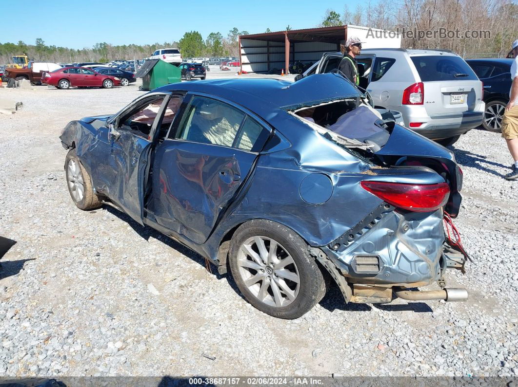 2015 Mazda Mazda6 I Sport Blue vin: JM1GJ1U57F1181530