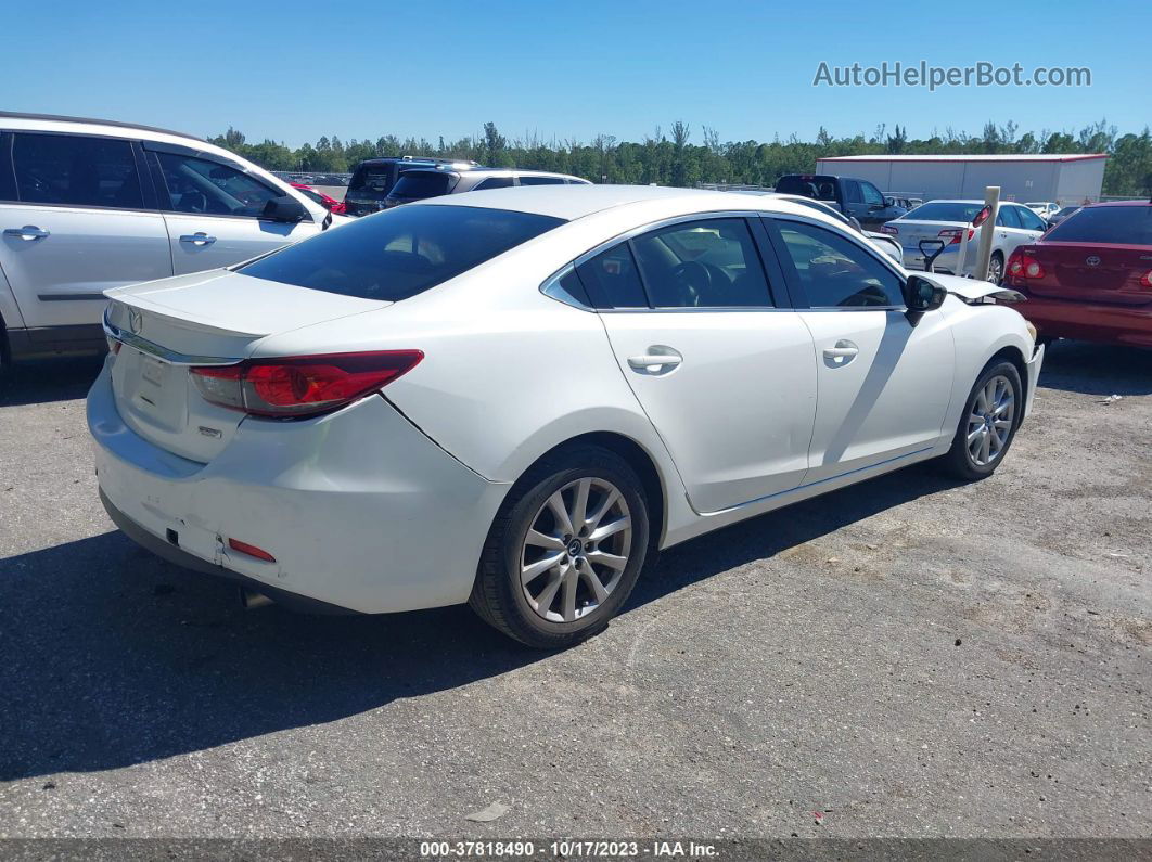 2015 Mazda Mazda6 I Sport White vin: JM1GJ1U57F1191121