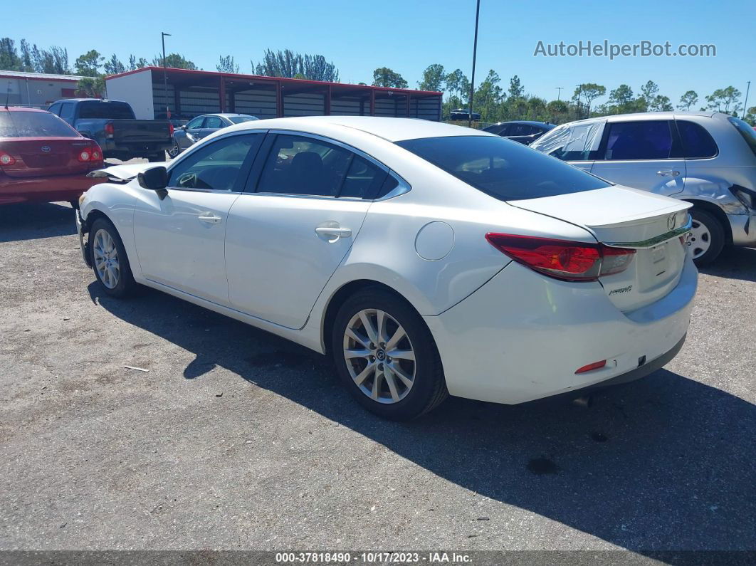 2015 Mazda Mazda6 I Sport White vin: JM1GJ1U57F1191121