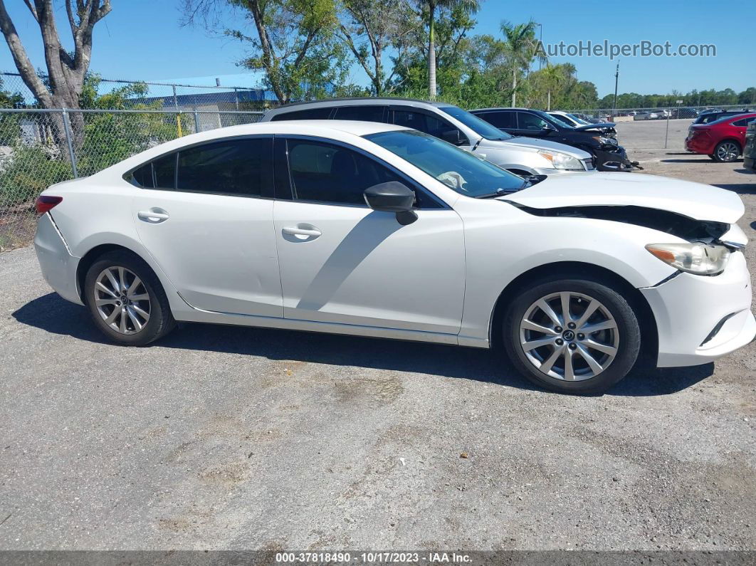 2015 Mazda Mazda6 I Sport White vin: JM1GJ1U57F1191121