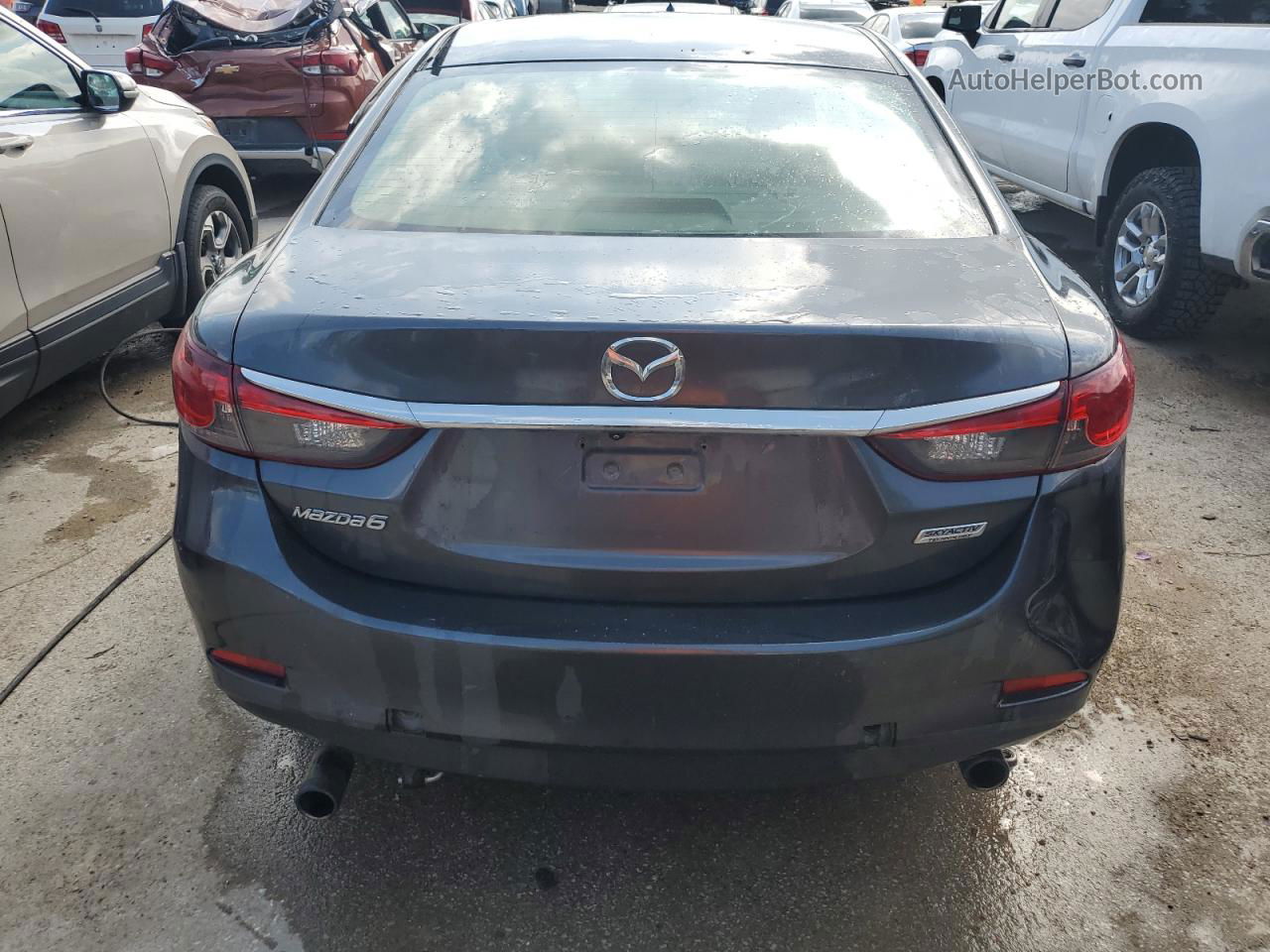 2015 Mazda 6 Sport Gray vin: JM1GJ1U57F1206863