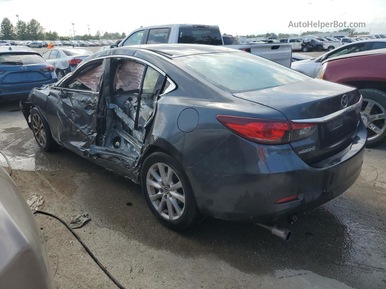 2015 Mazda 6 Sport Gray vin: JM1GJ1U57F1206863