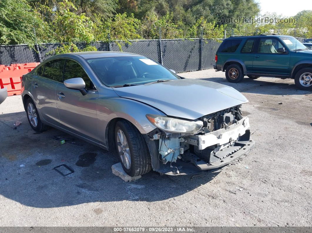 2015 Mazda Mazda6 I Sport Silver vin: JM1GJ1U57F1220097