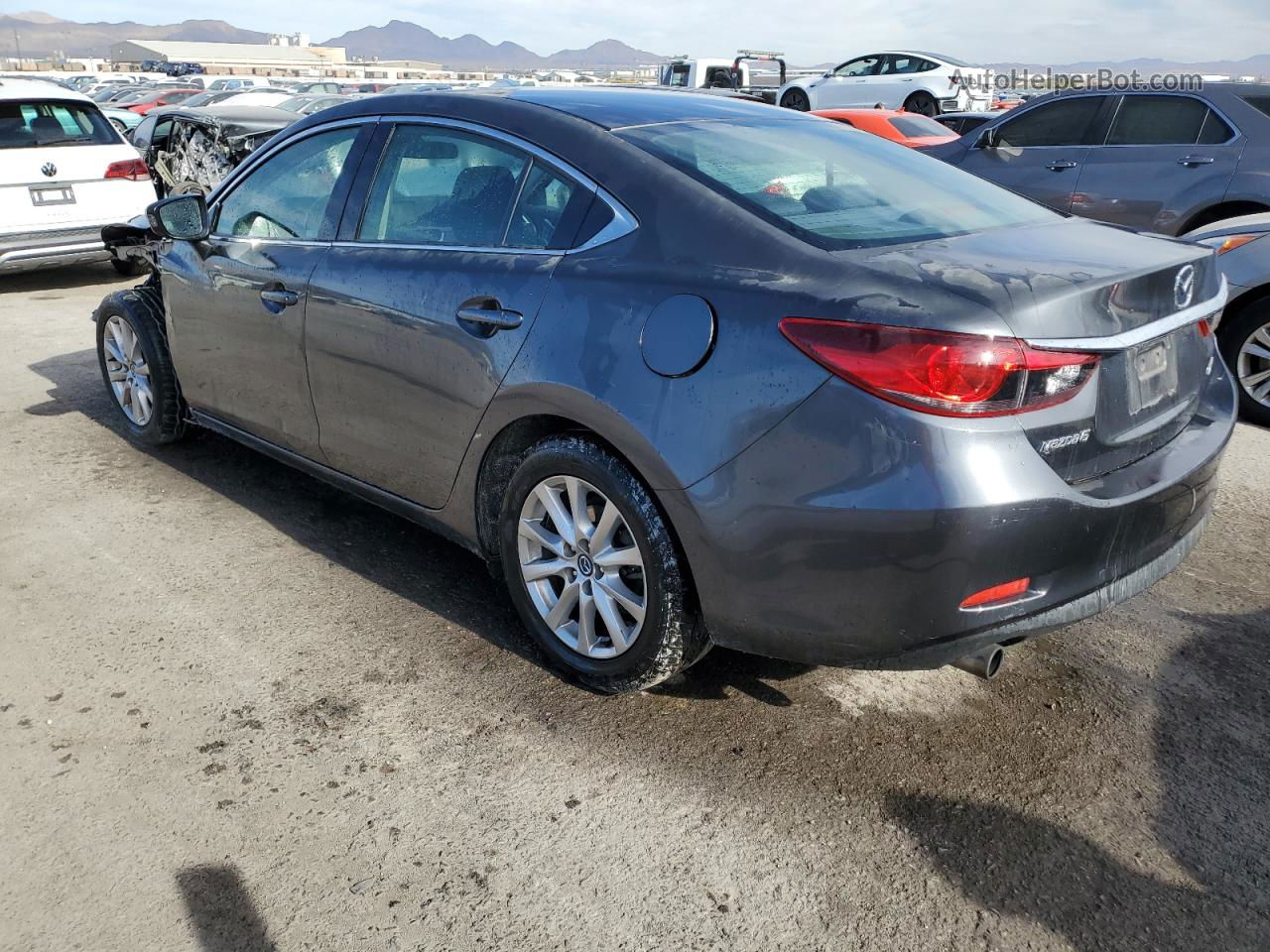 2016 Mazda 6 Sport Gray vin: JM1GJ1U58G1437353