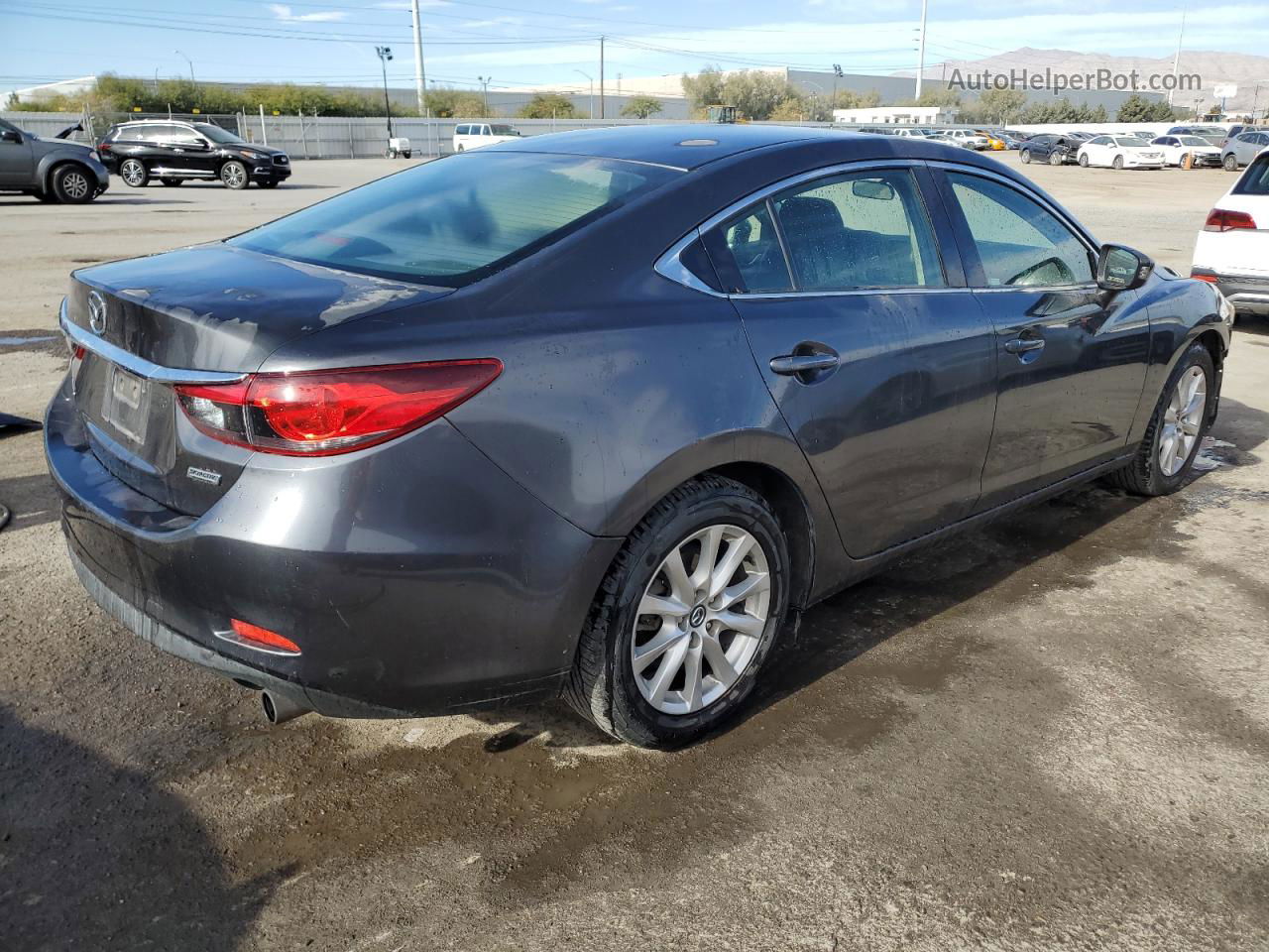 2016 Mazda 6 Sport Gray vin: JM1GJ1U58G1437353