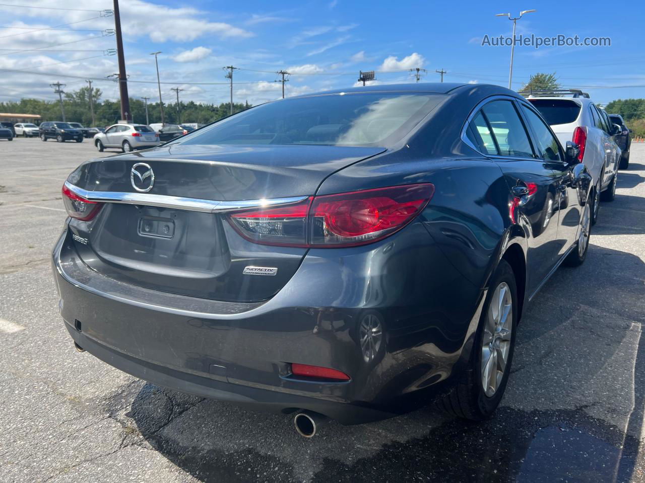 2015 Mazda 6 Sport Gray vin: JM1GJ1U59F1184252