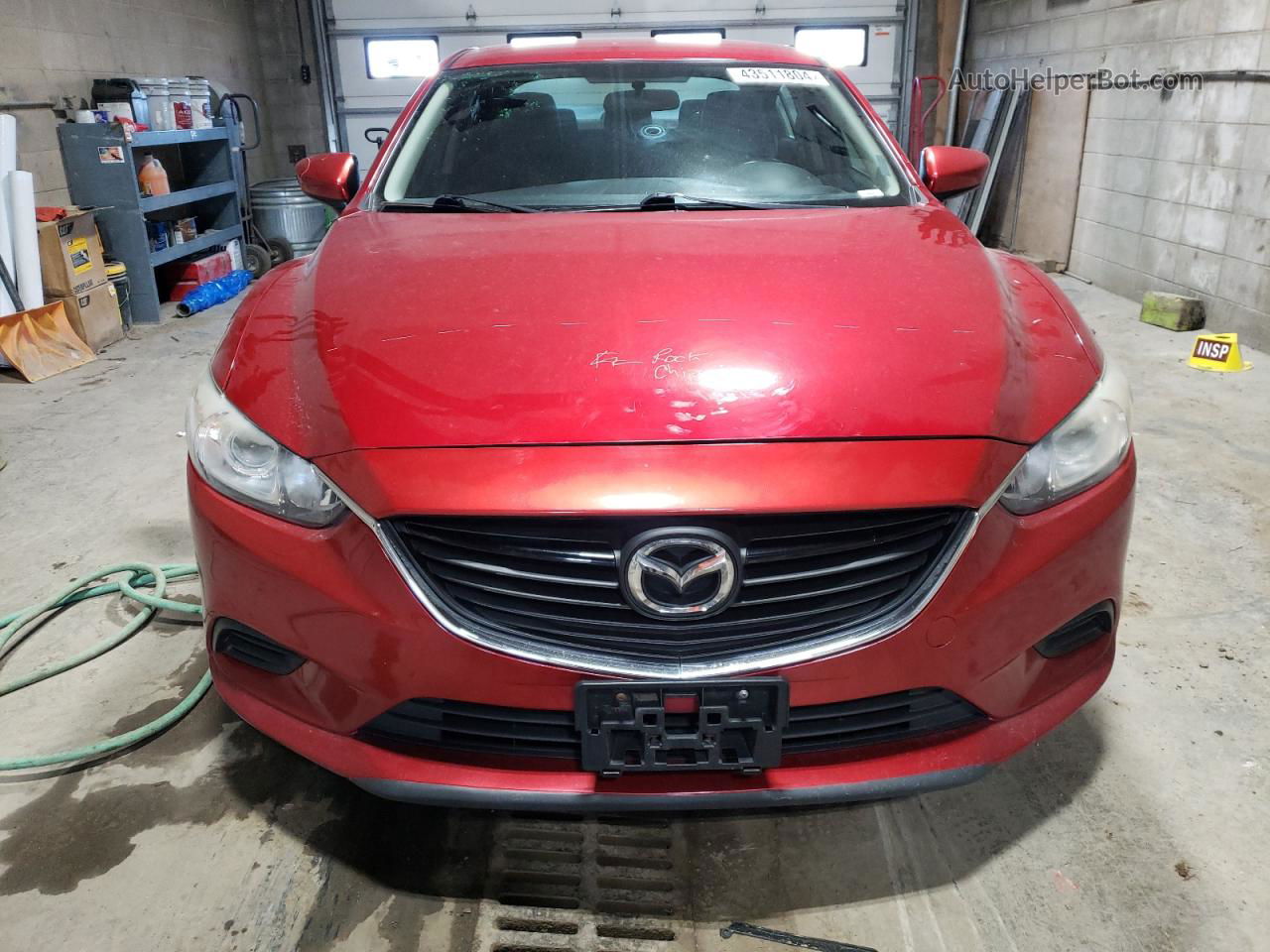 2015 Mazda 6 Sport Red vin: JM1GJ1U59F1187765