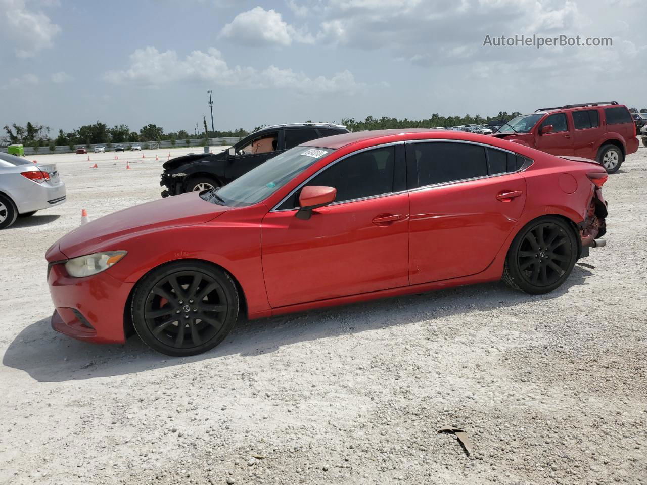 2015 Mazda 6 Sport Red vin: JM1GJ1U59F1191802