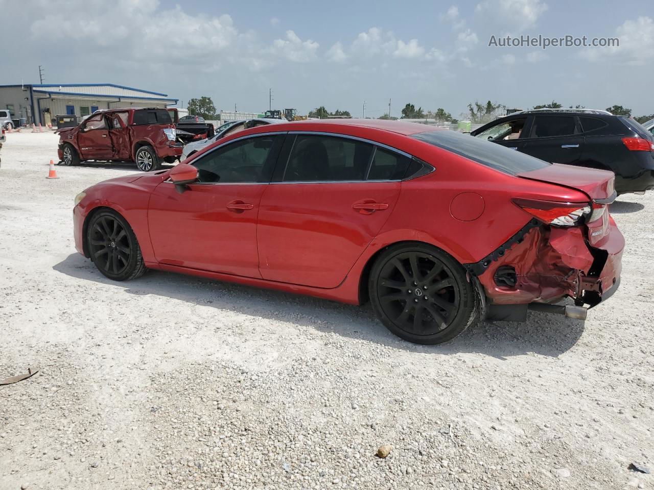 2015 Mazda 6 Sport Red vin: JM1GJ1U59F1191802