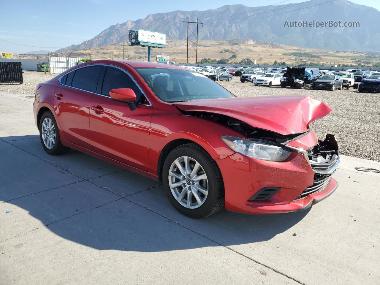 2015 Mazda 6 Sport Red vin: JM1GJ1U59F1220165