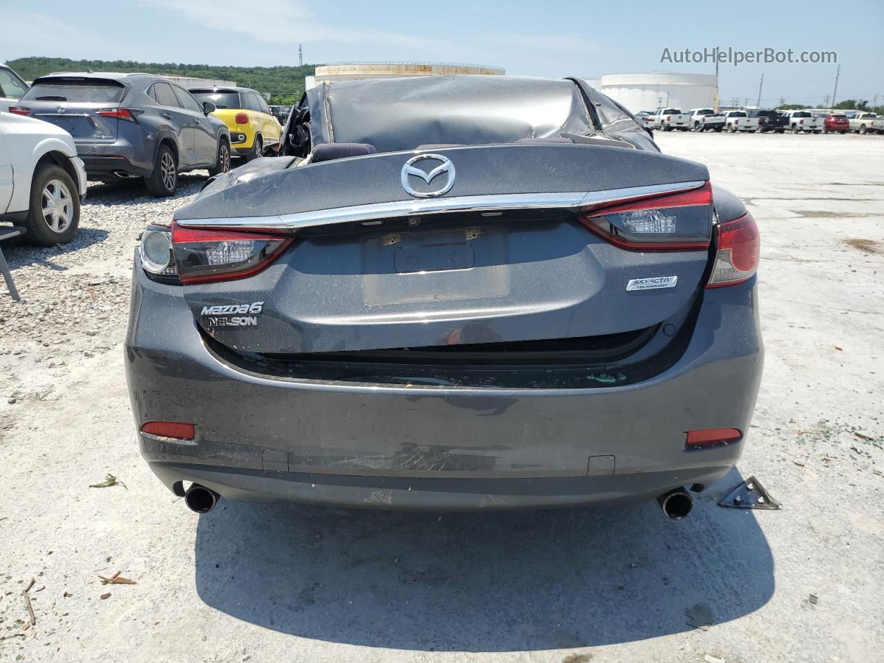 2016 Mazda 6 Sport Gray vin: JM1GJ1U59G1438575