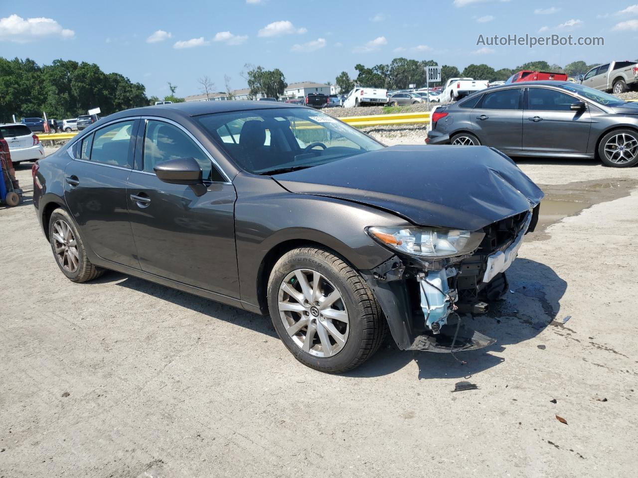 2016 Mazda 6 Sport Brown vin: JM1GJ1U59G1443176