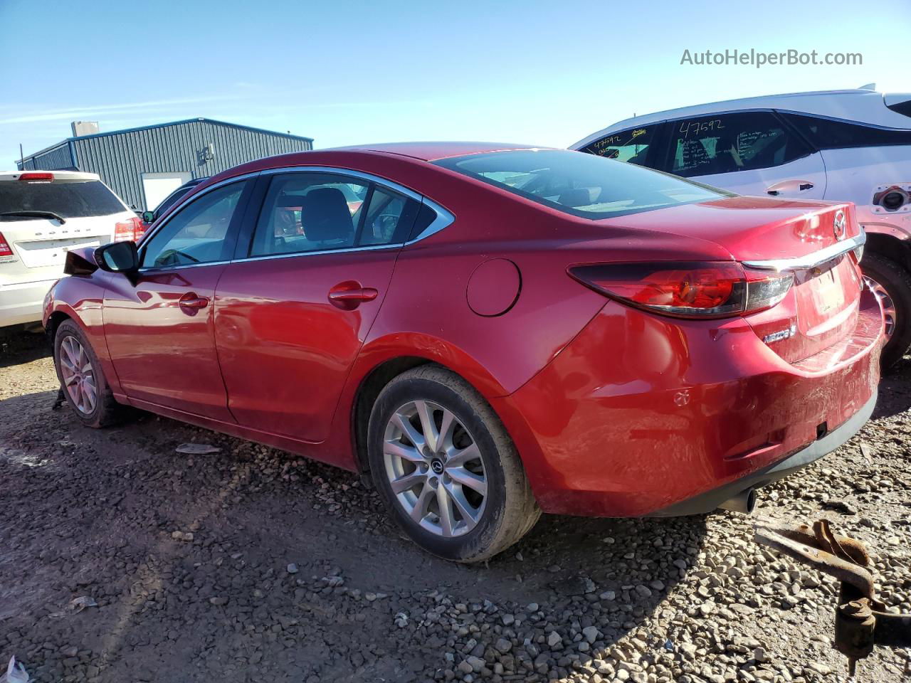 2016 Mazda 6 Sport Бордовый vin: JM1GJ1U59G1463766