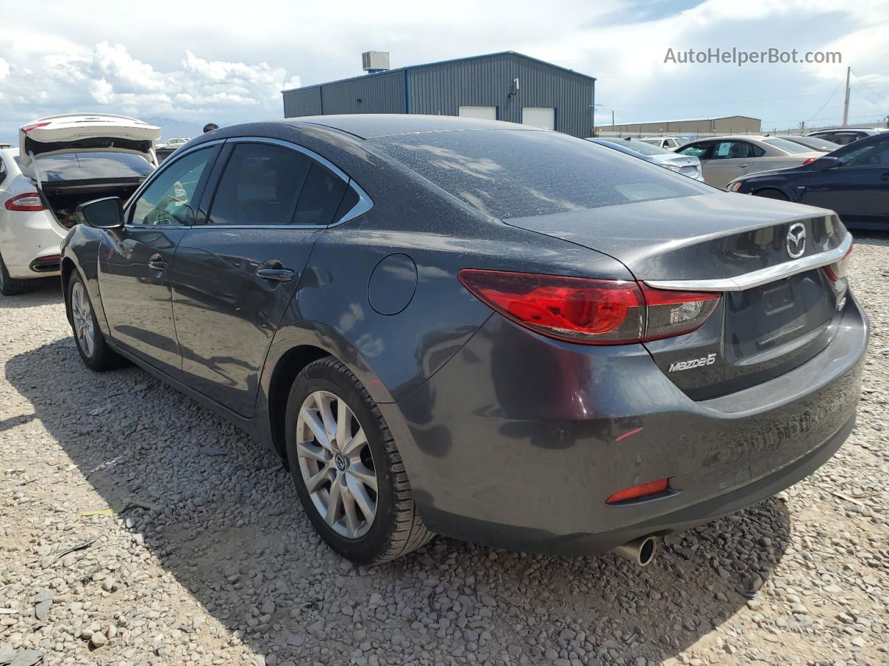 2015 Mazda 6 Sport Черный vin: JM1GJ1U5XF1180209