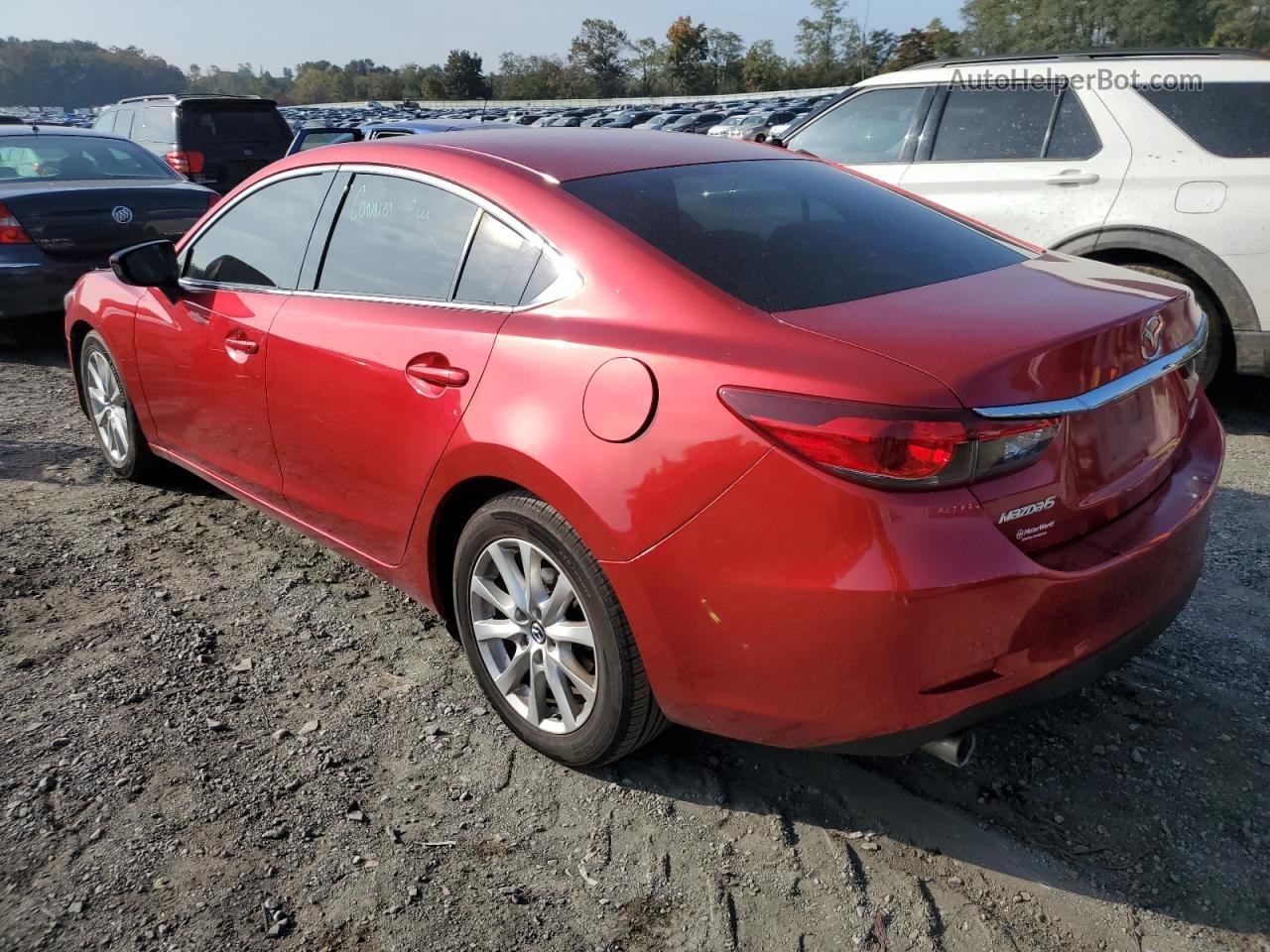 2015 Mazda 6 Sport Red vin: JM1GJ1U5XF1199858