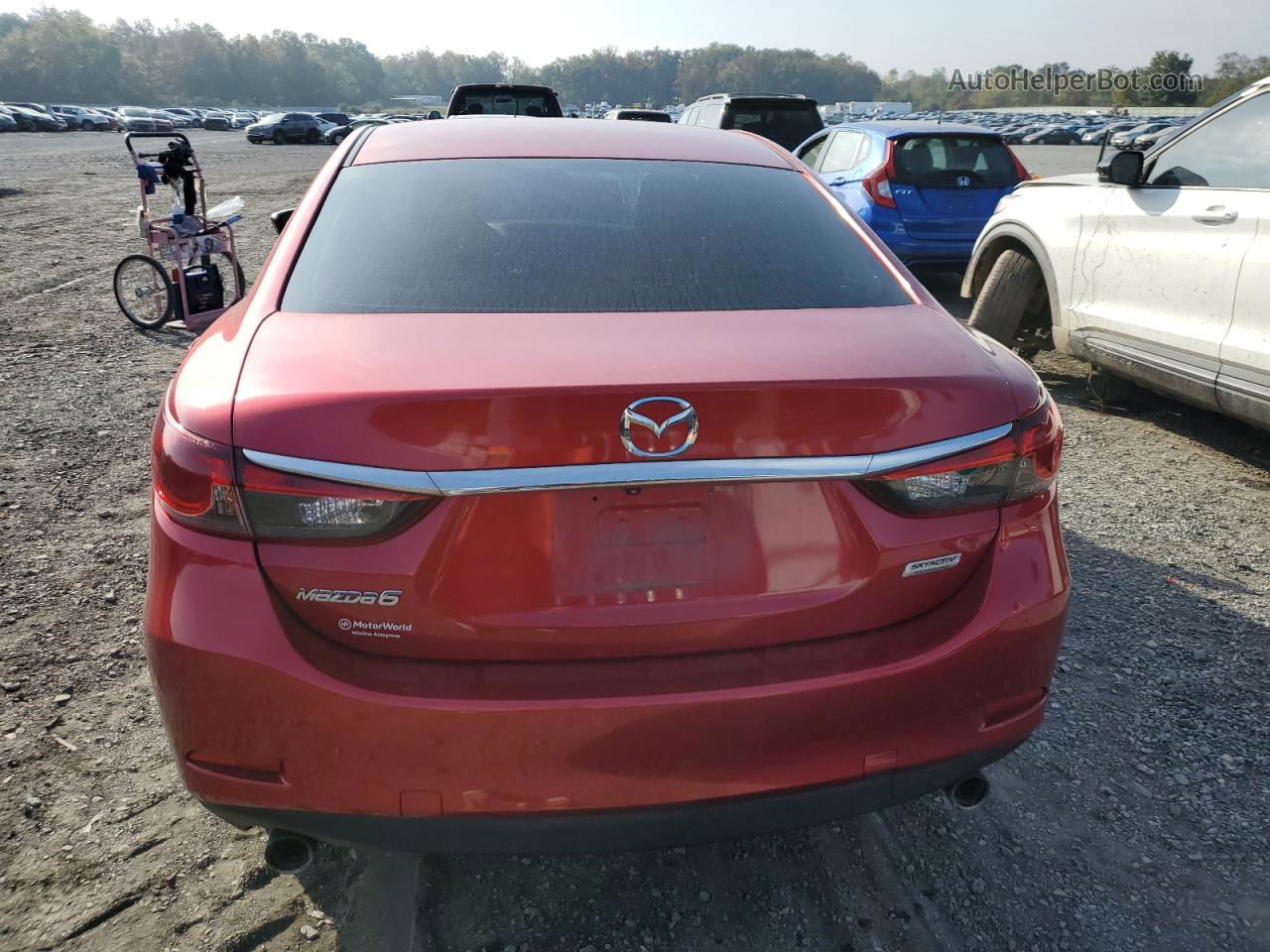 2015 Mazda 6 Sport Red vin: JM1GJ1U5XF1199858