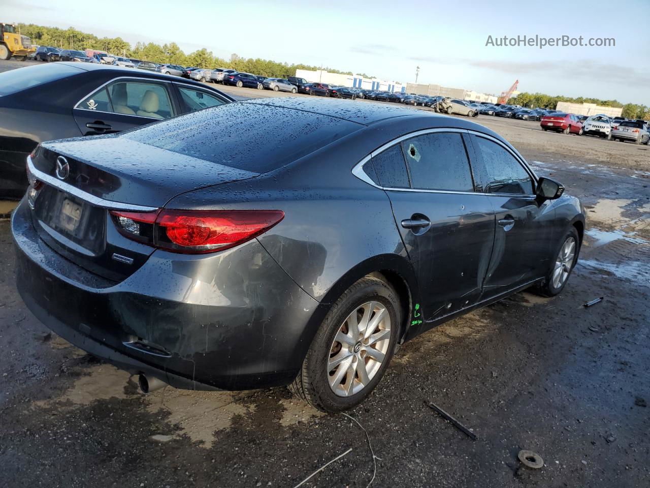 2015 Mazda 6 Sport Gray vin: JM1GJ1U5XF1212009