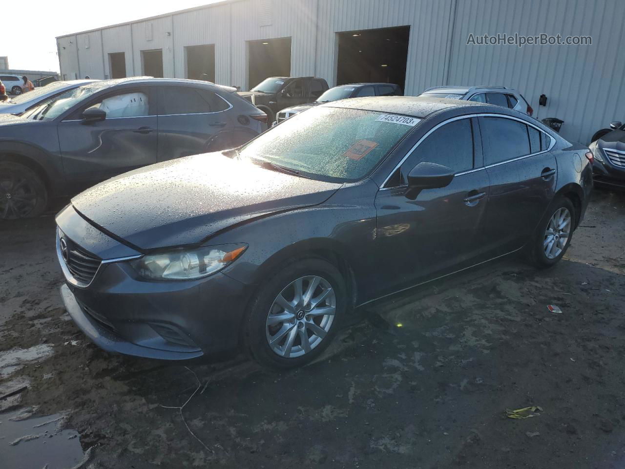 2015 Mazda 6 Sport Gray vin: JM1GJ1U5XF1212009