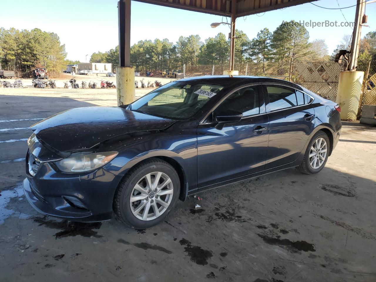 2015 Mazda 6 Sport Blue vin: JM1GJ1U5XF1215797