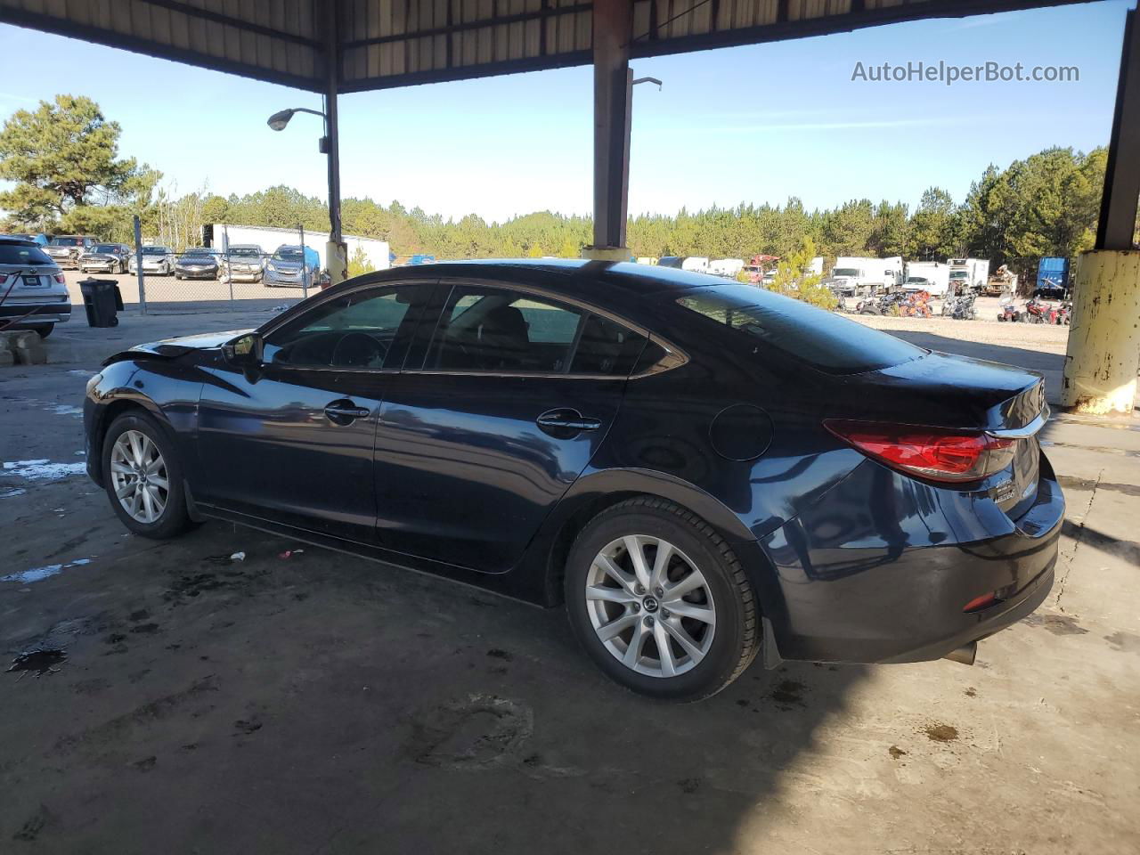 2015 Mazda 6 Sport Blue vin: JM1GJ1U5XF1215797