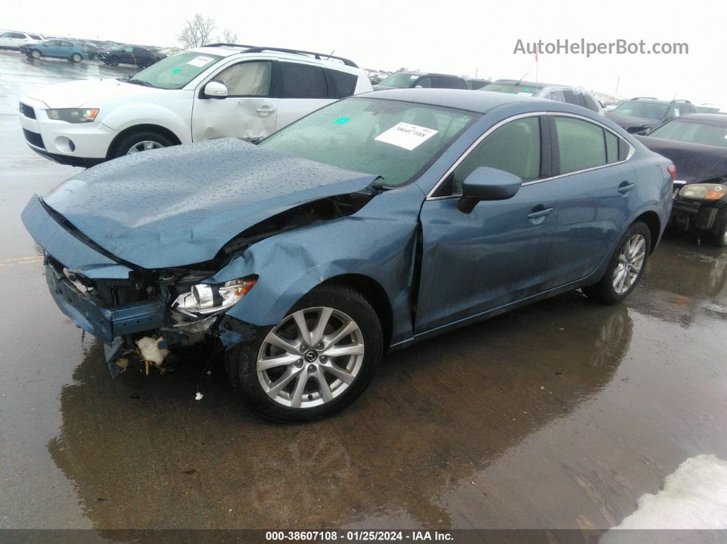 2015 Mazda Mazda6 I Sport Blue vin: JM1GJ1U60F1164691