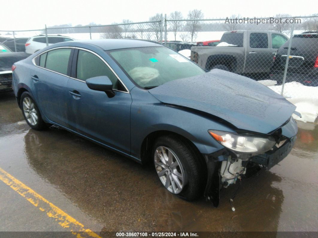 2015 Mazda Mazda6 I Sport Blue vin: JM1GJ1U60F1164691