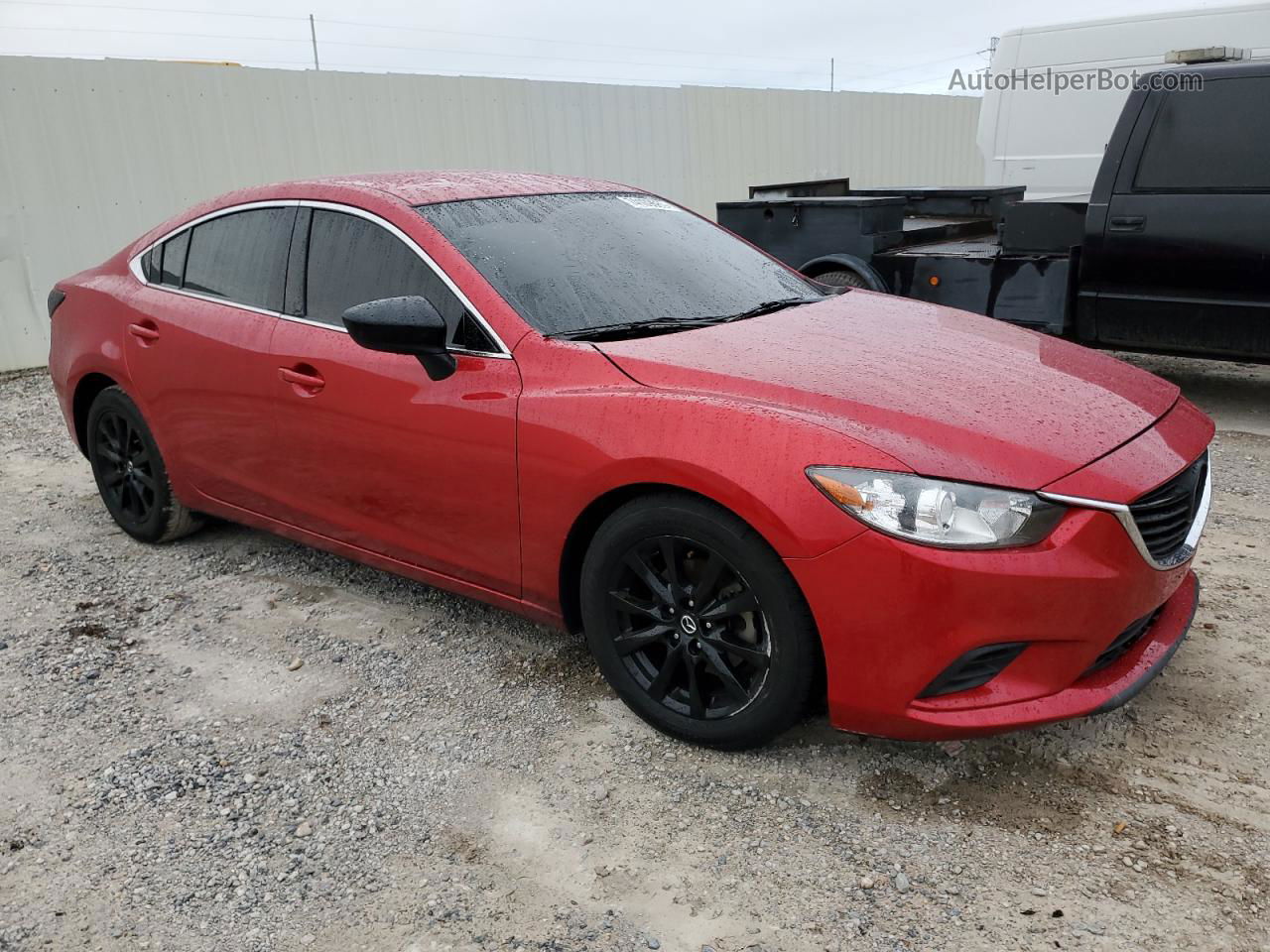 2015 Mazda 6 Sport Red vin: JM1GJ1U63F1166905