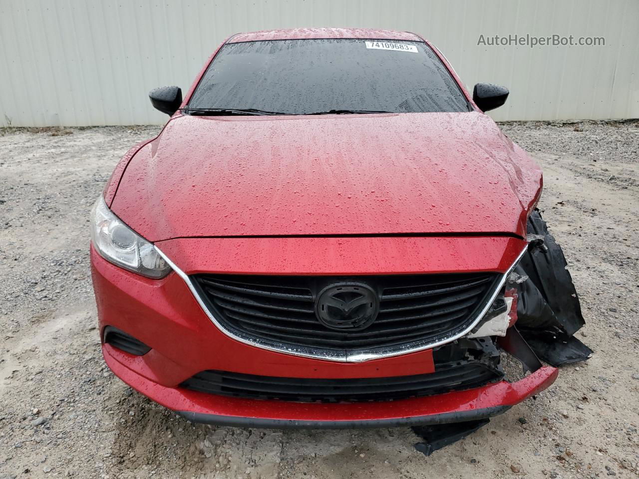 2015 Mazda 6 Sport Red vin: JM1GJ1U63F1166905