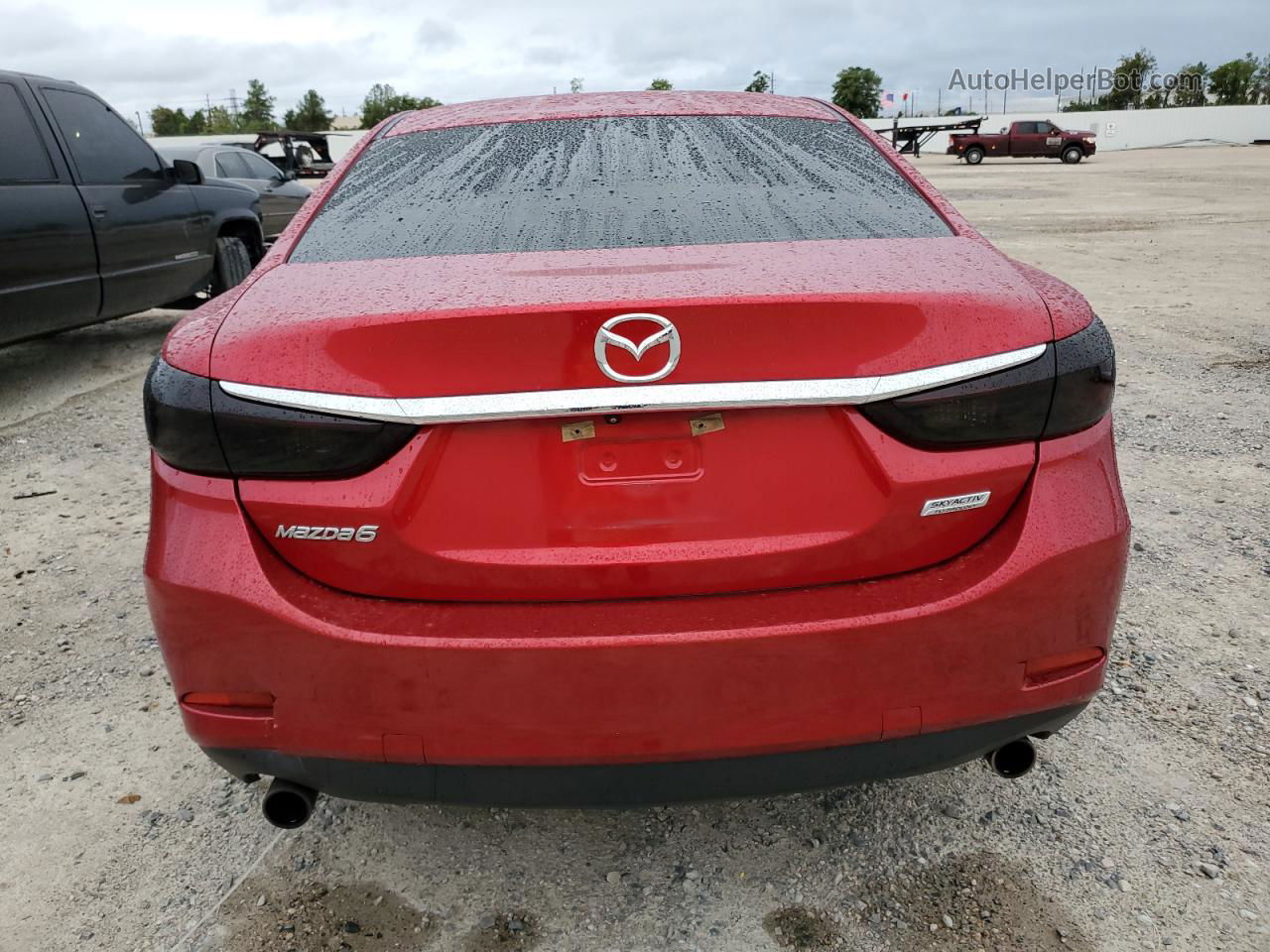 2015 Mazda 6 Sport Red vin: JM1GJ1U63F1166905