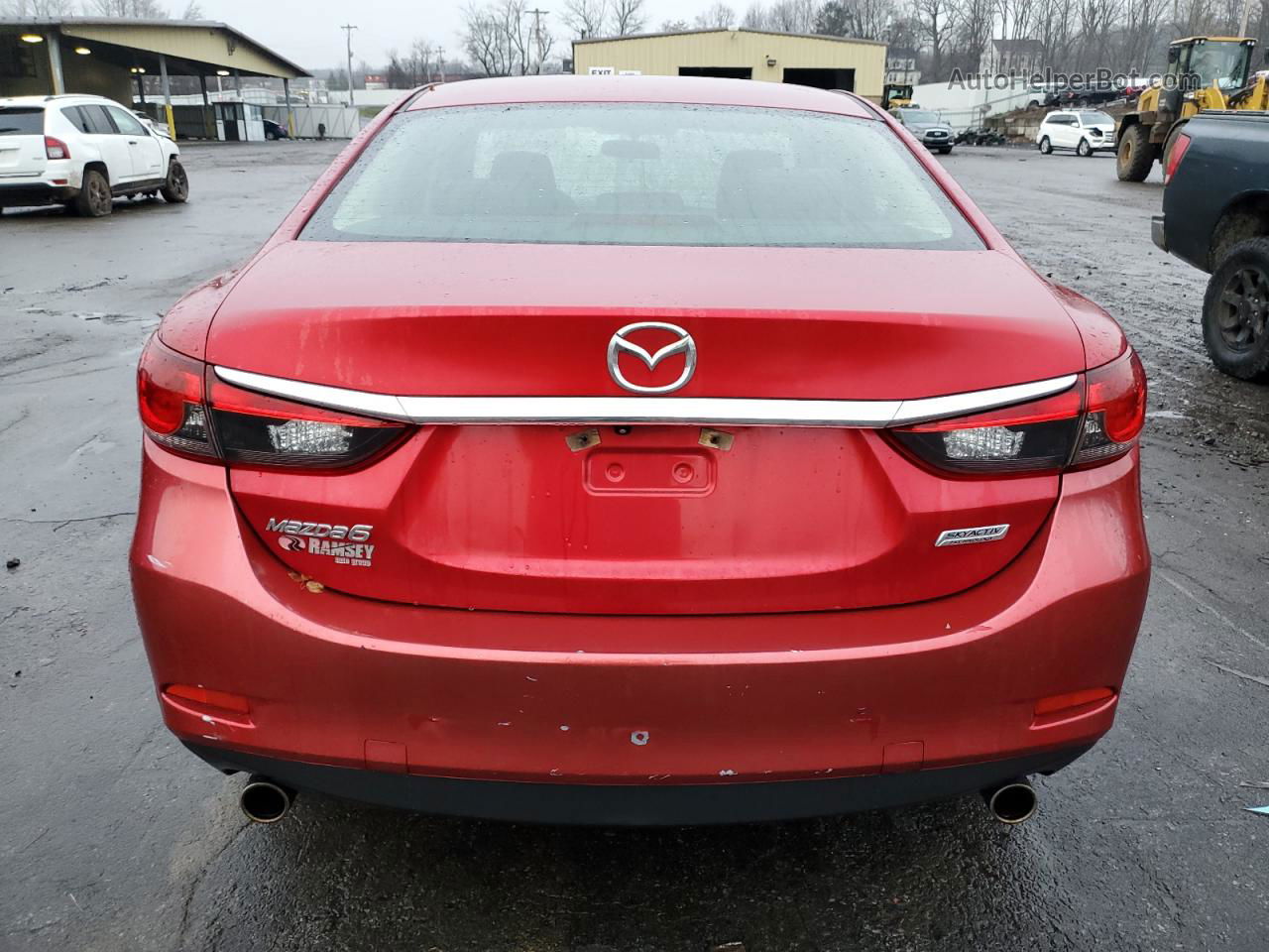 2015 Mazda 6 Sport Red vin: JM1GJ1U63F1168802