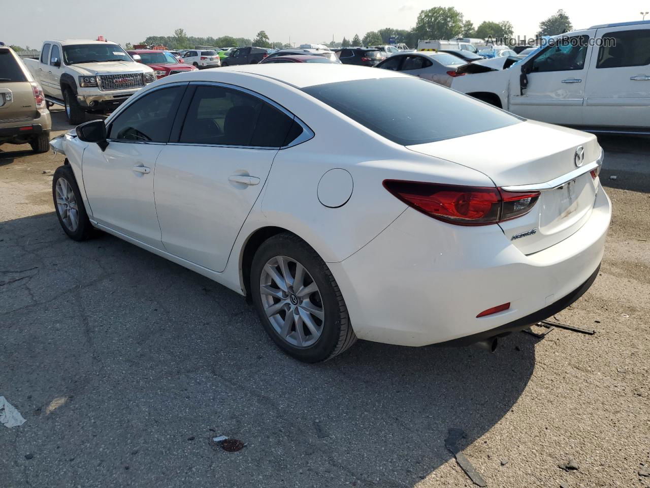 2015 Mazda 6 Sport White vin: JM1GJ1U63F1175717