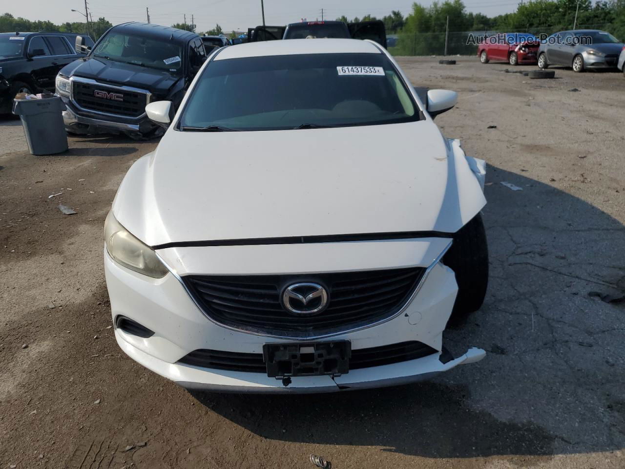 2015 Mazda 6 Sport White vin: JM1GJ1U63F1175717