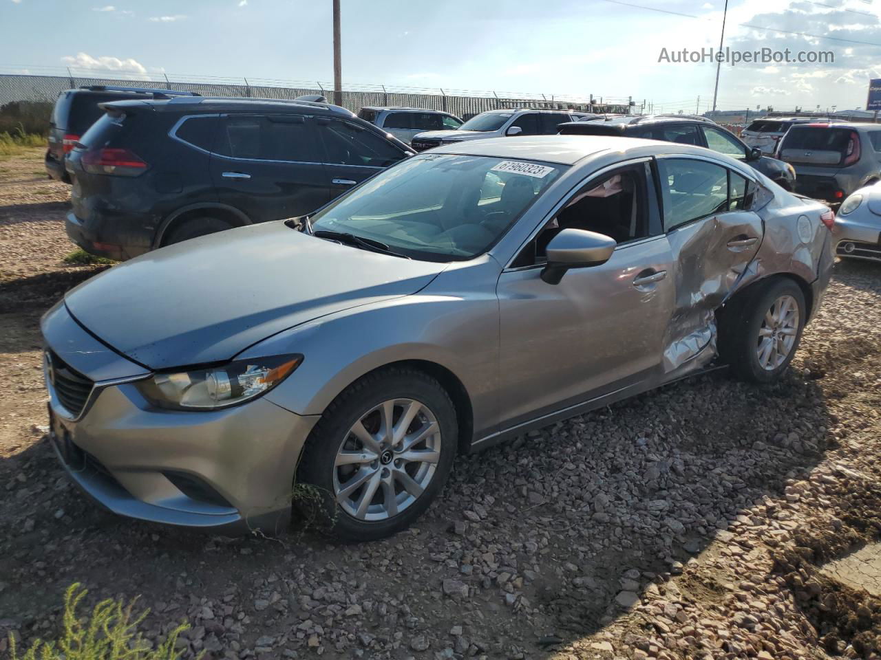 2015 Mazda 6 Sport Silver vin: JM1GJ1U64F1162829