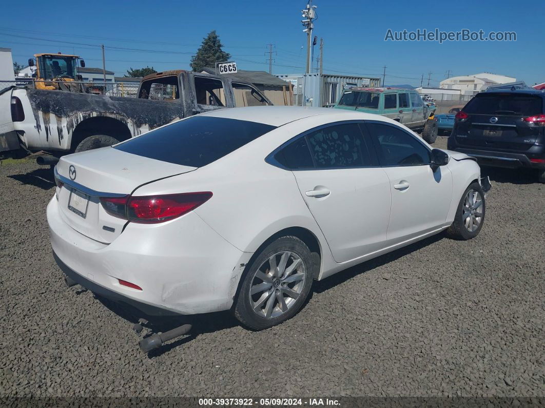 2015 Mazda Mazda6 I Sport White vin: JM1GJ1U64F1169750