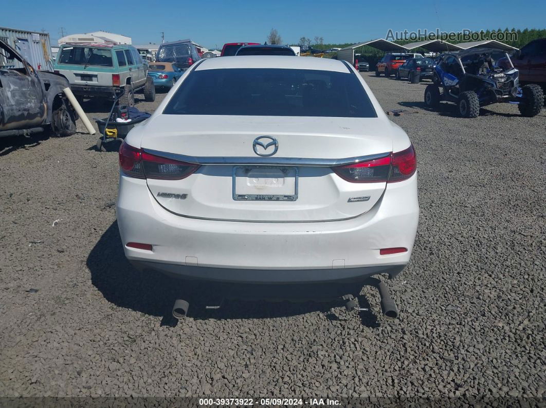 2015 Mazda Mazda6 I Sport White vin: JM1GJ1U64F1169750