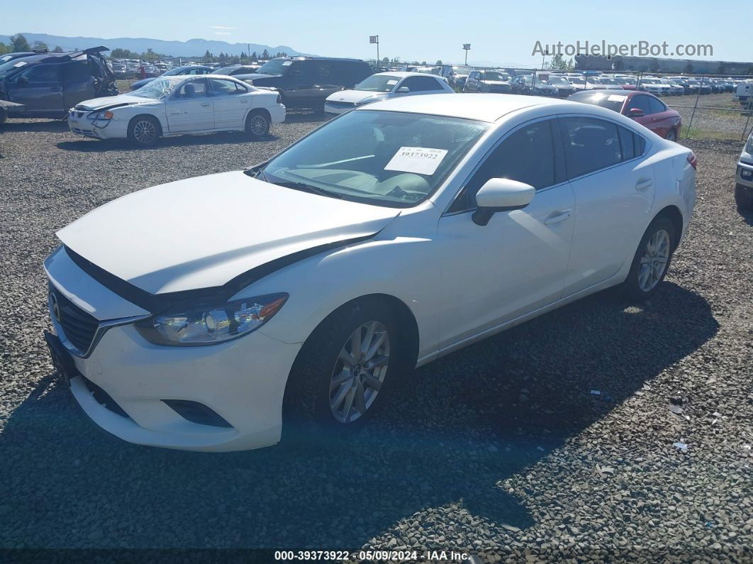 2015 Mazda Mazda6 I Sport White vin: JM1GJ1U64F1169750