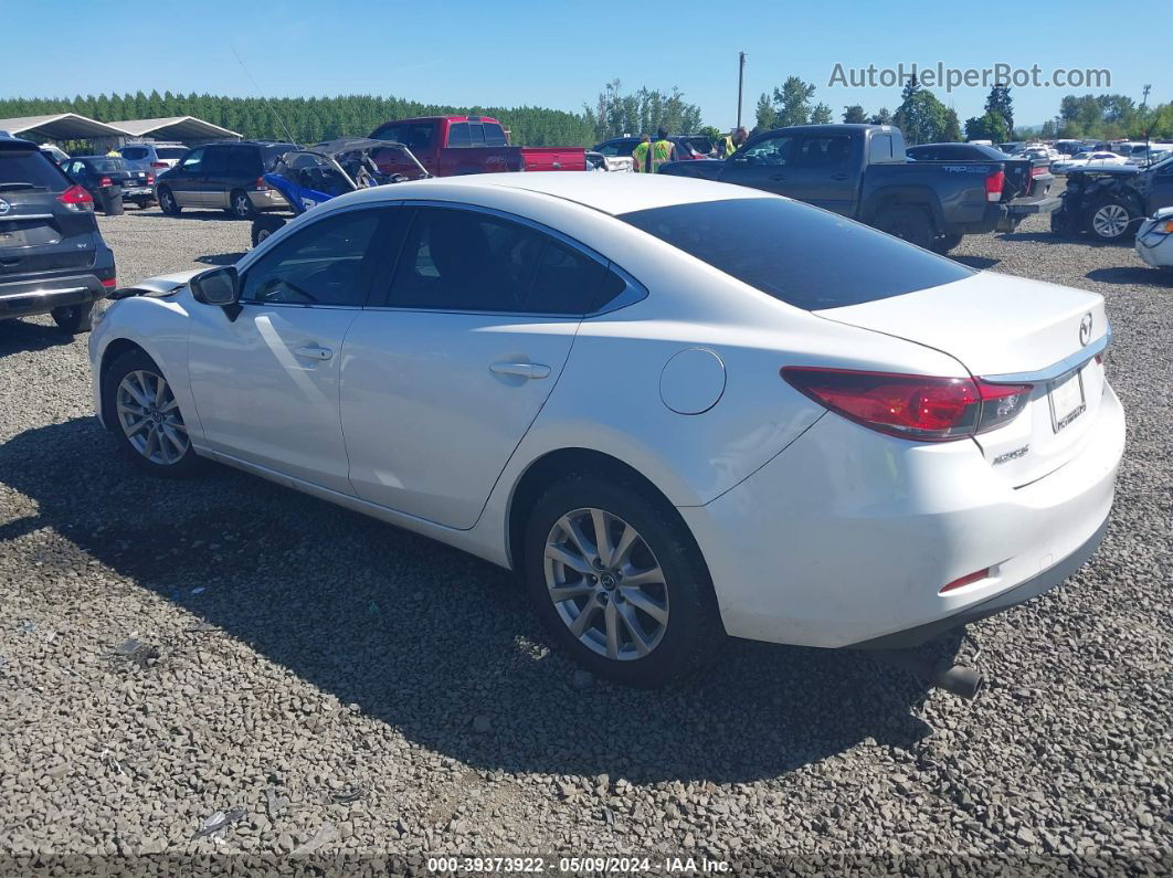 2015 Mazda Mazda6 I Sport White vin: JM1GJ1U64F1169750