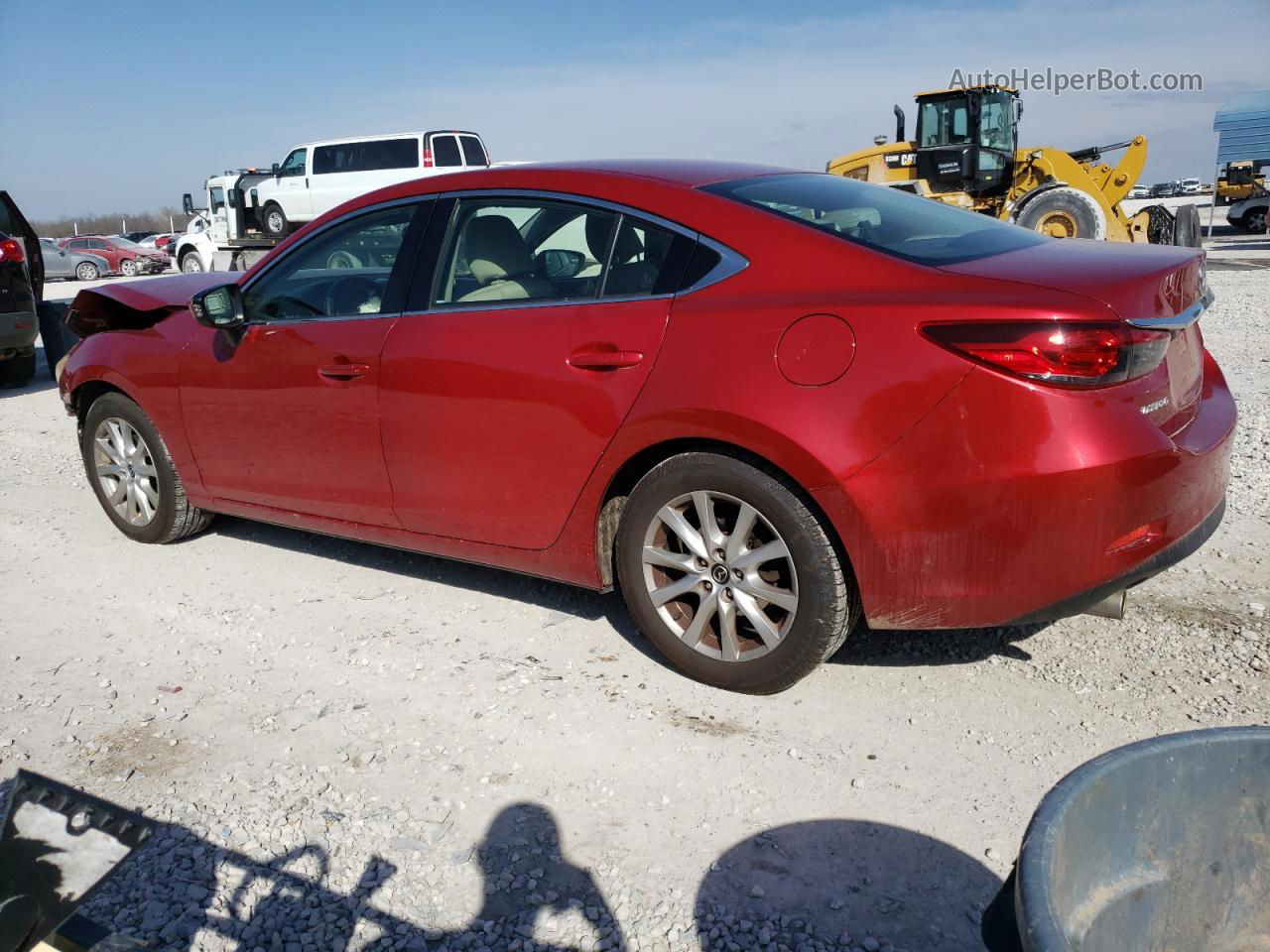 2015 Mazda 6 Sport Red vin: JM1GJ1U65F1162810