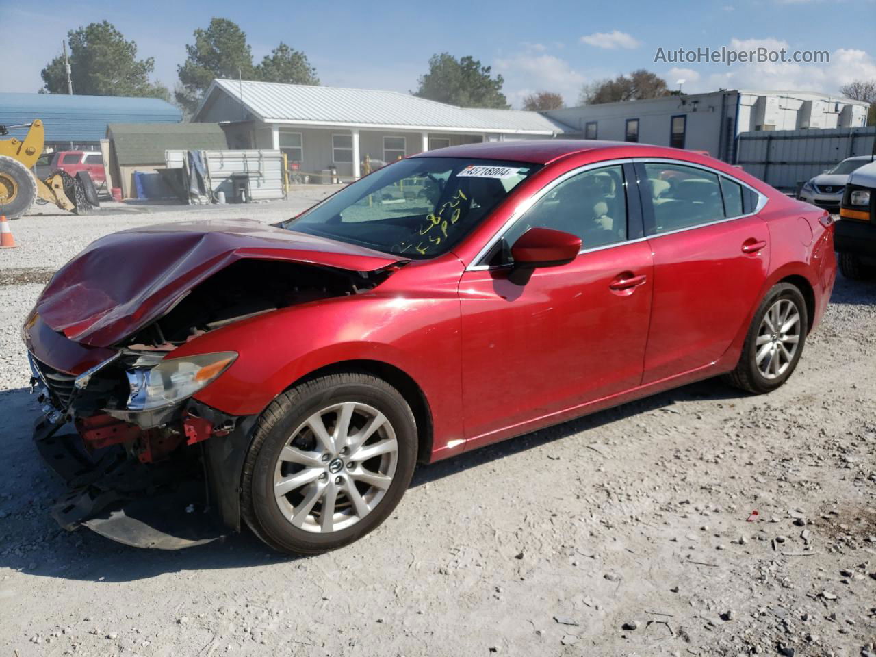 2015 Mazda 6 Sport Красный vin: JM1GJ1U65F1162810