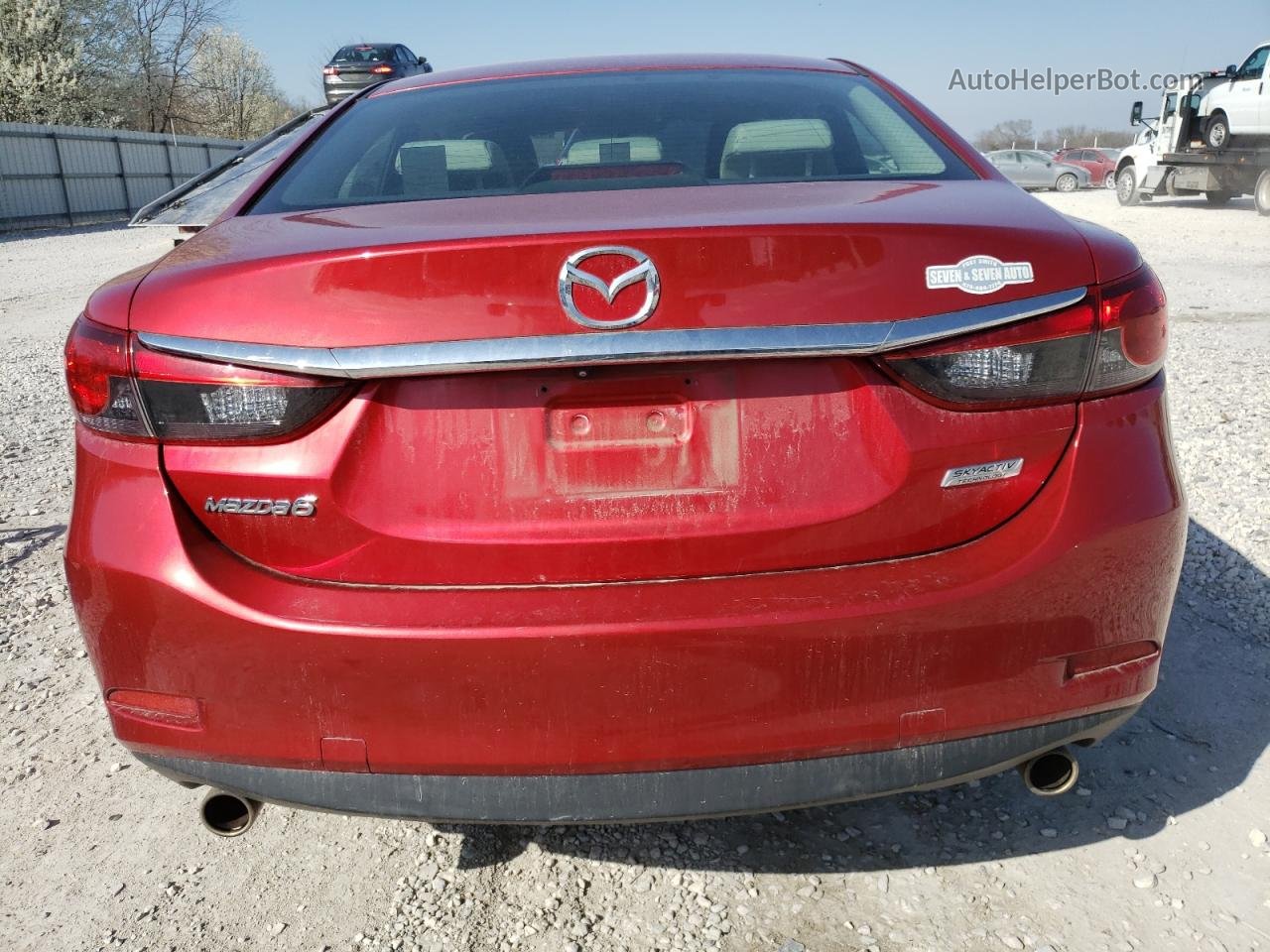 2015 Mazda 6 Sport Красный vin: JM1GJ1U65F1162810
