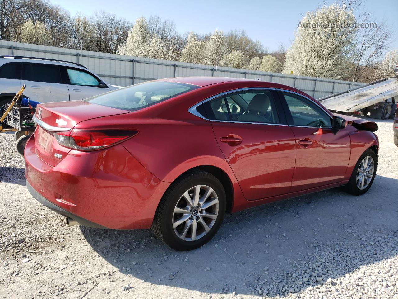 2015 Mazda 6 Sport Red vin: JM1GJ1U65F1162810