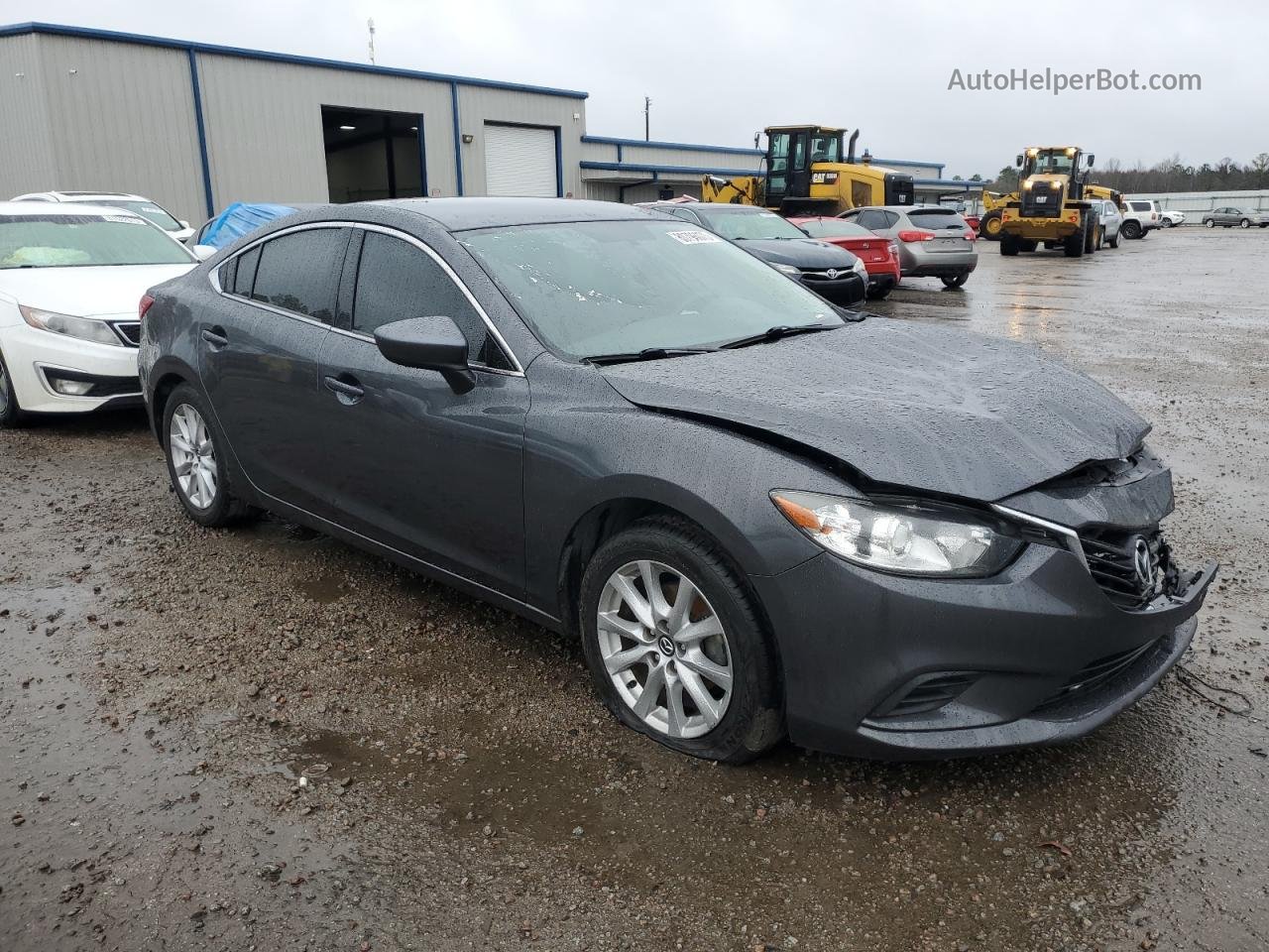 2015 Mazda 6 Sport Gray vin: JM1GJ1U65F1166484