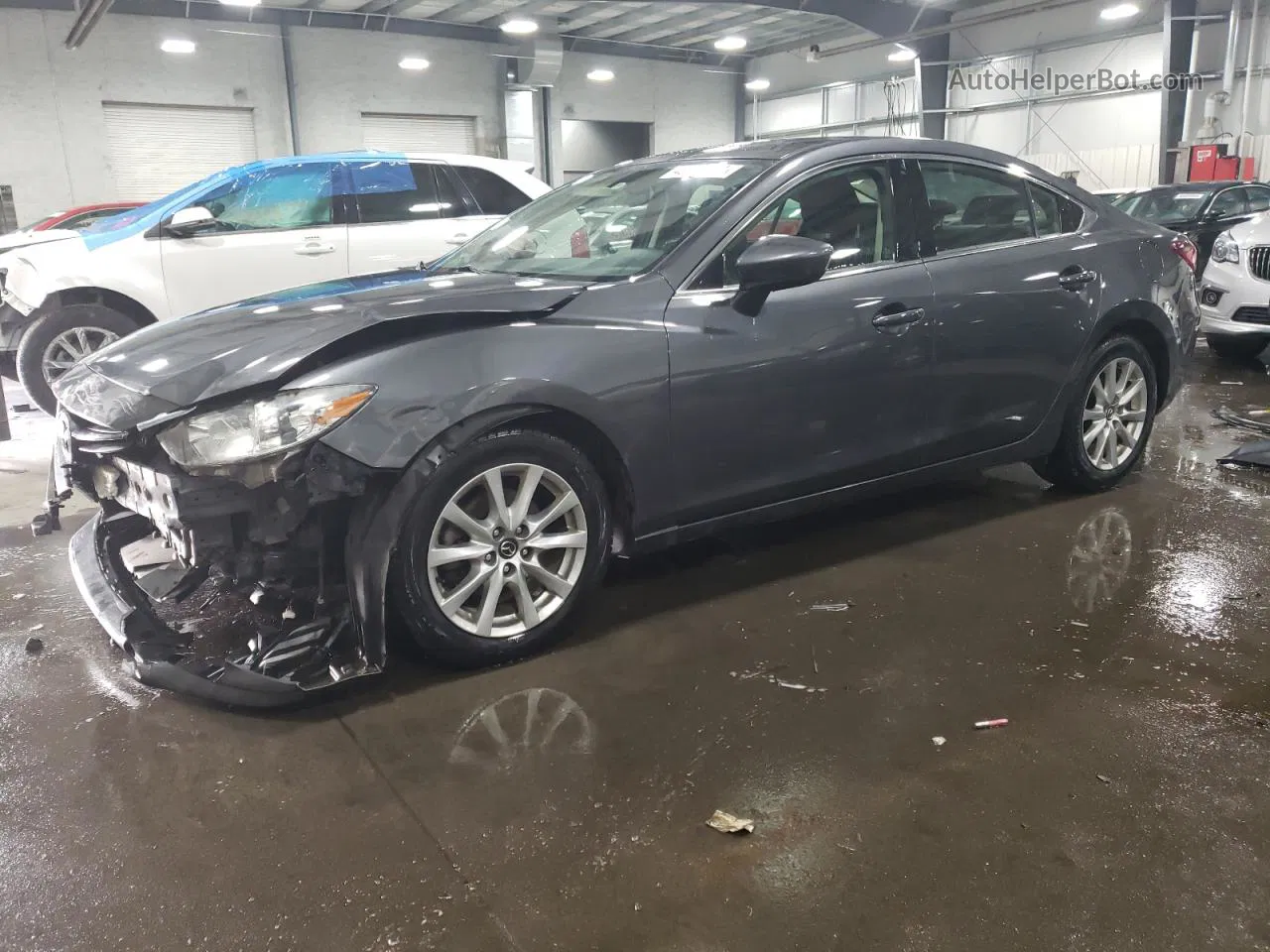 2015 Mazda 6 Sport Gray vin: JM1GJ1U65F1174522